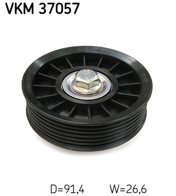 Galoppino/Guidacinghia, Cinghia Poly-V - VKM 37057 SKF